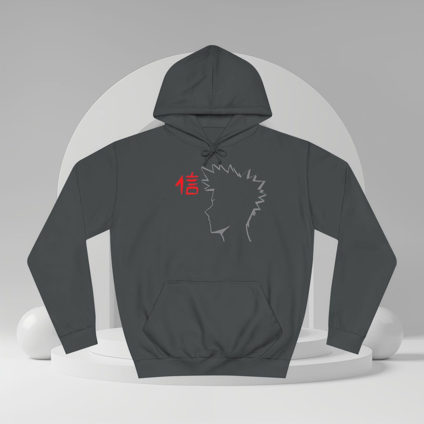 Gojo Inspired Minimalist Anime Hoodie