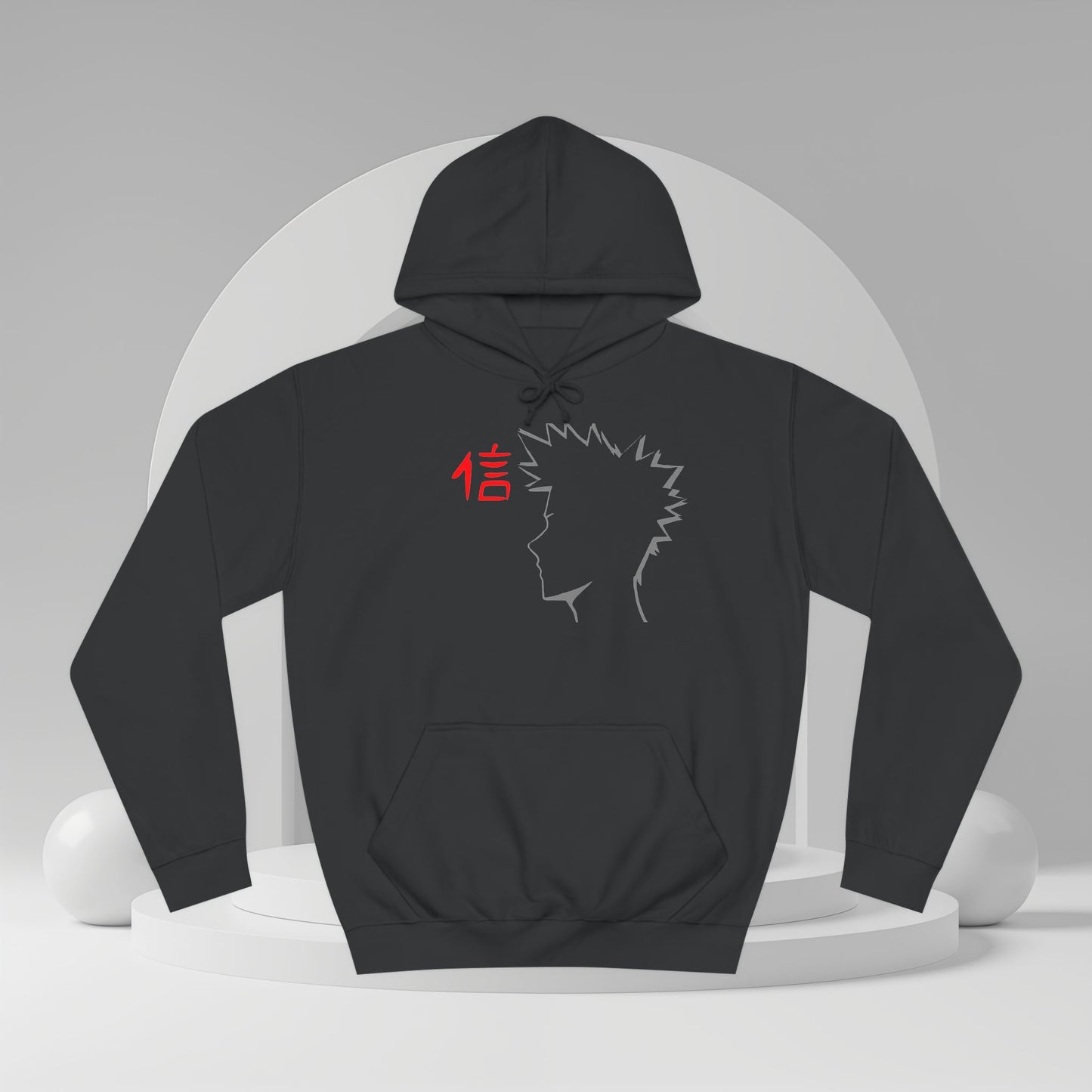 Gojo Inspired Minimalist Anime Hoodie