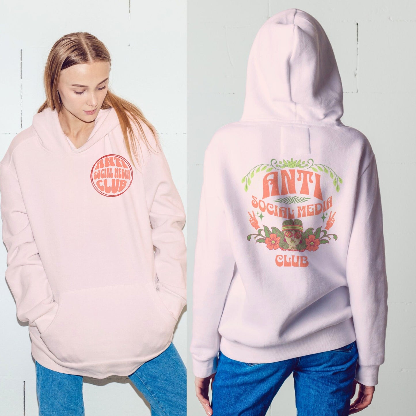 Anti Social Media Club Boho Hoodie