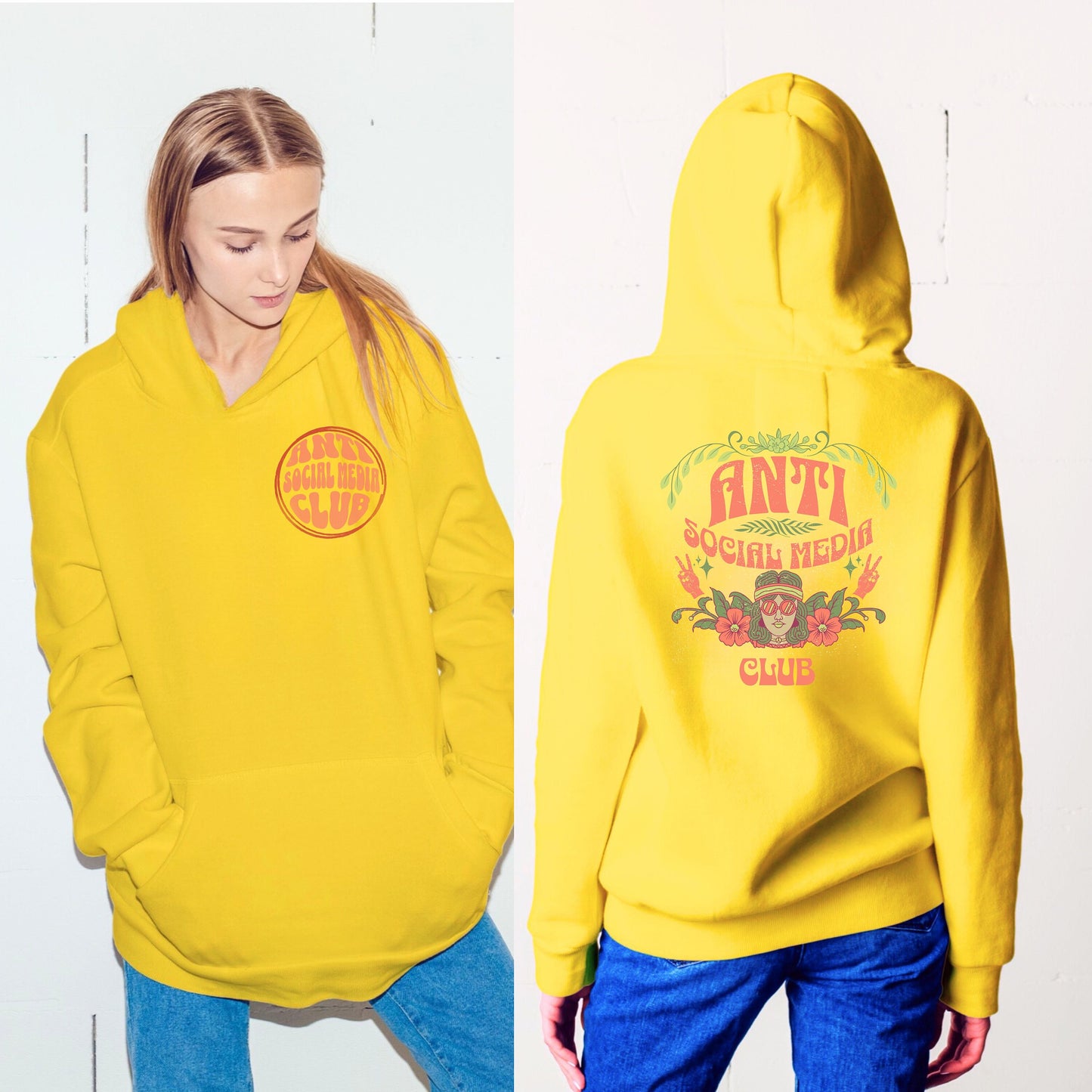 Anti Social Media Club Boho Hoodie