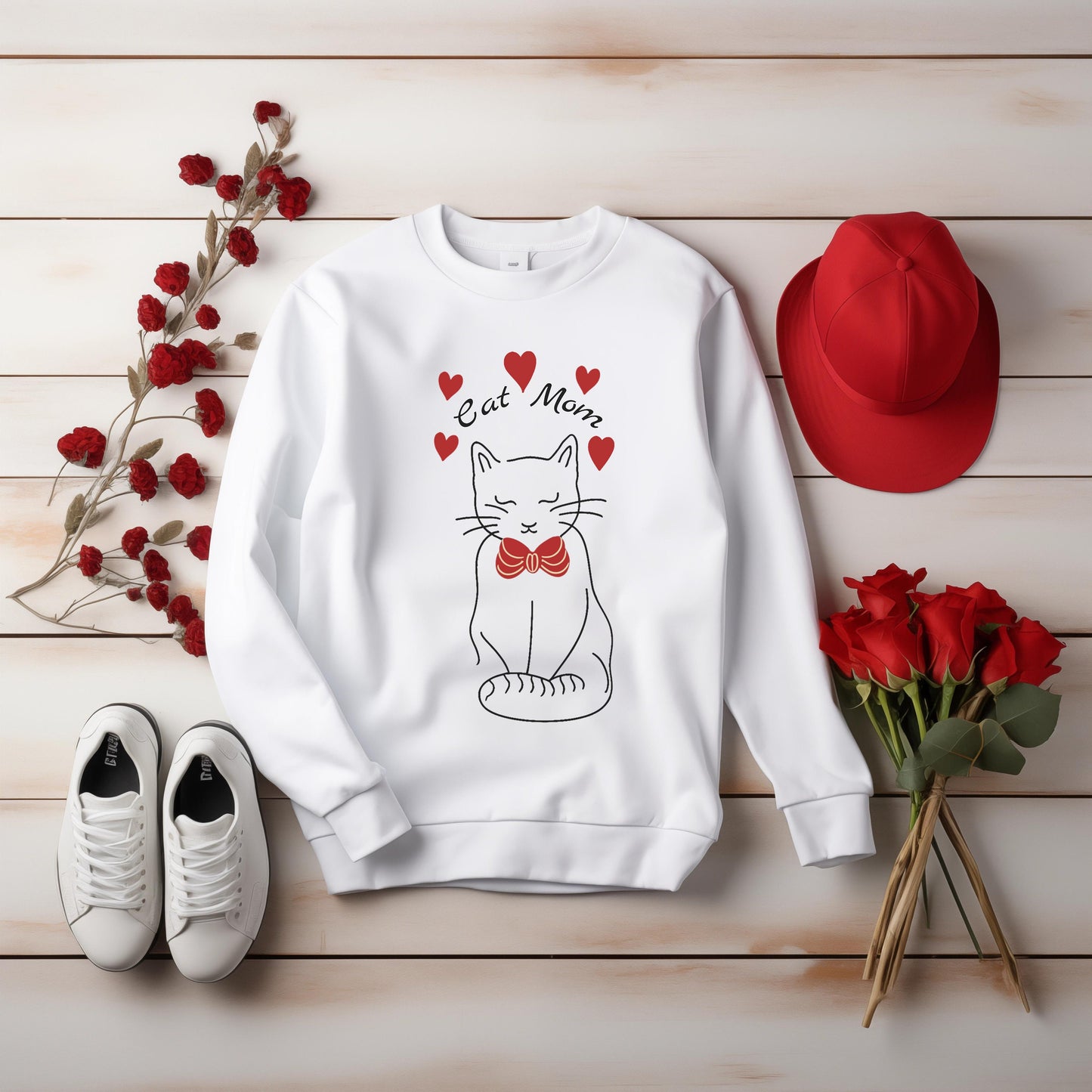 Cat Mom Lover Sweatshirt