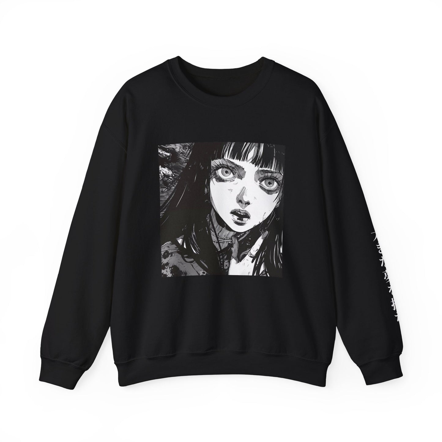 Courage Anime Goth Crewneck