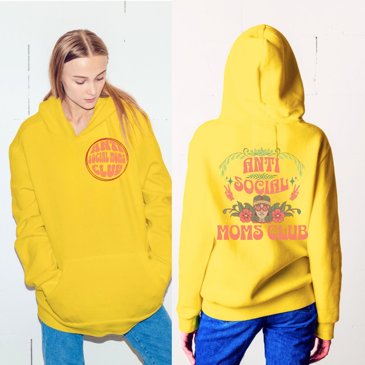 Anti Social Moms Club Cozy Cotton Hoodie