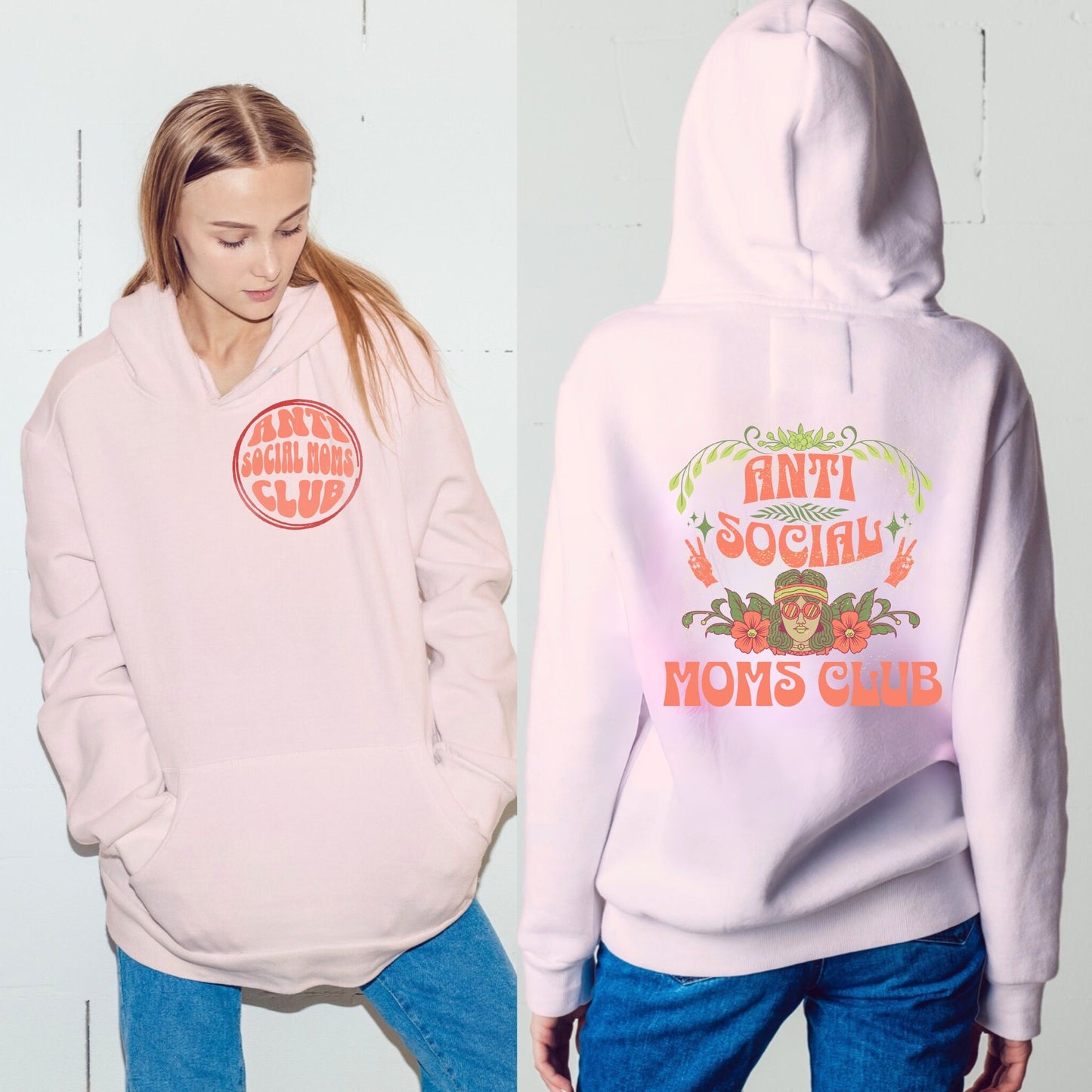 Anti Social Moms Club Cozy Cotton Hoodie