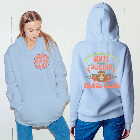 Anti Social Moms Club Cozy Cotton Hoodie