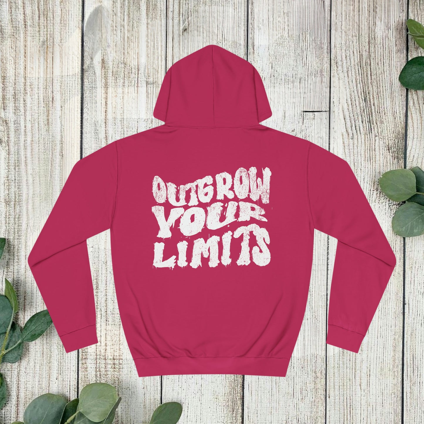 Outgrow Your Limits Oversized Vsco Hoodie