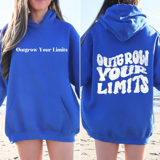 Outgrow Your Limits Oversized Vsco Hoodie