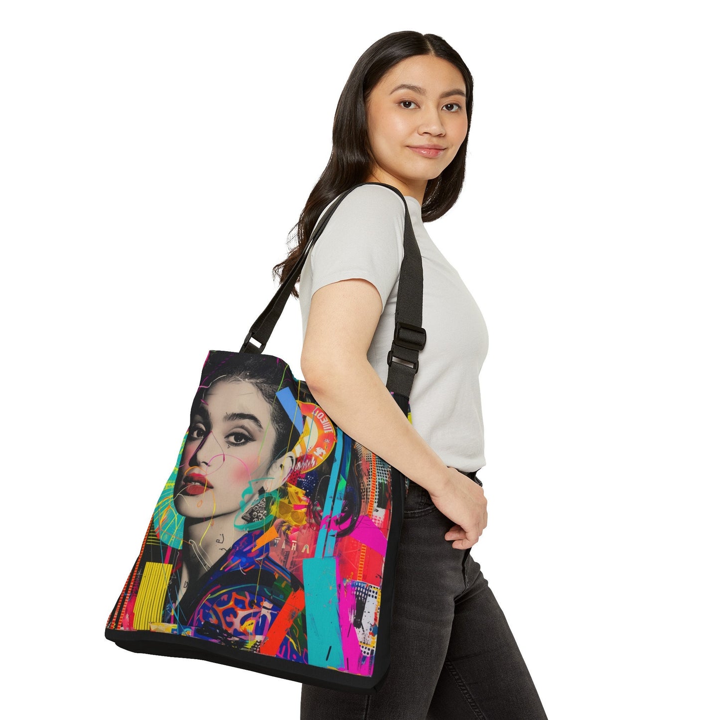 90's Punk Nostalgia Adjustable Tote