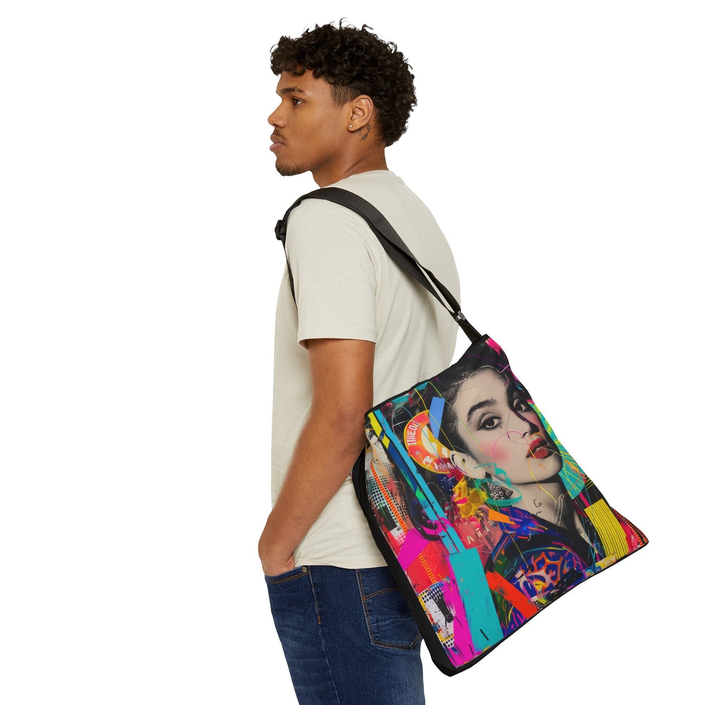 90's Punk Nostalgia Adjustable Tote