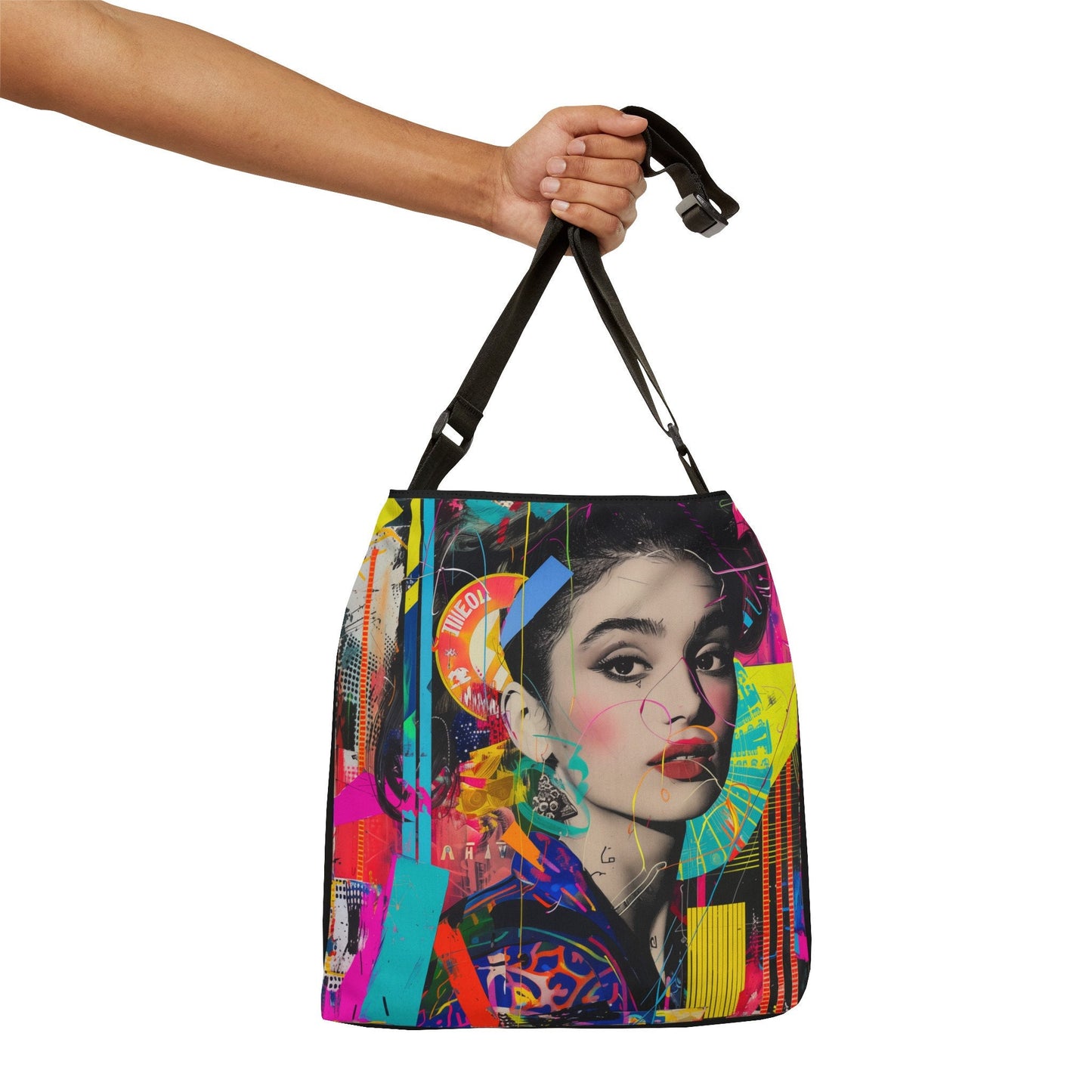 90's Punk Nostalgia Adjustable Tote